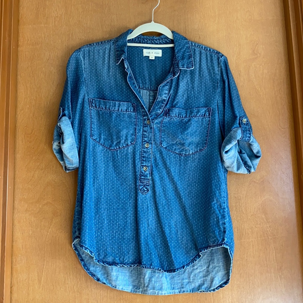 Cloth & Stone chambray shirt